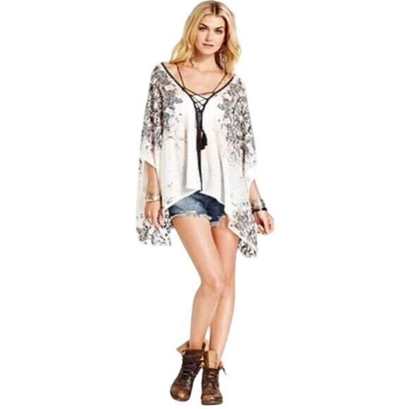 RARE Free People Seven Dials Embroidered Tunic Top - Picture 8 of 13